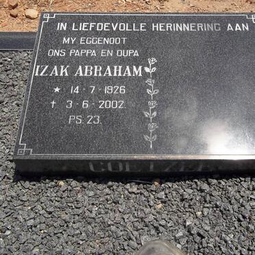 COETZEE Izak Abraham 1926-2002
