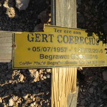 COERECIUS Gert 1957-2016