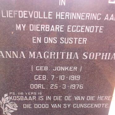 COETZER Wentzel Christoffel Andries 1914-1984 &amp; Anna Magritha Sophia JONKER 1919-1976