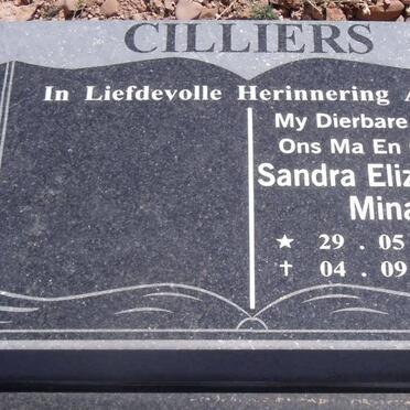 CILLIERS Sandra Elizabeth Mina 1950-2010