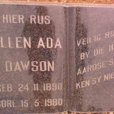 DAWSON Ellen Ada 1890-1980