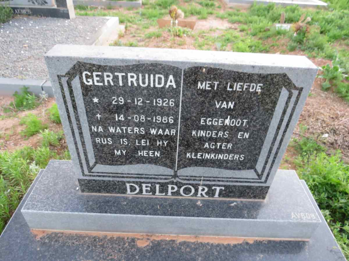 DELPORT Gertruida 1926-1986