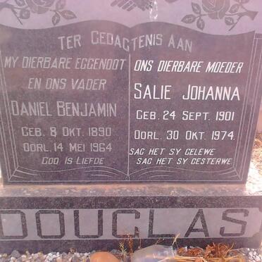 DOUGLAS Daniel Benjamin 1890-1964 &amp; Salie Johanna MEYER 1901-1974