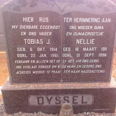 DYSSEL Tobias J. 1914-1961 &amp; Nellie 1911-1996