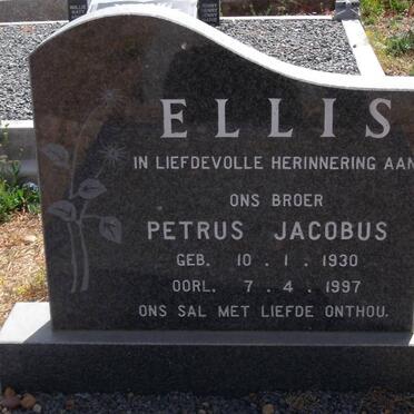 ELLIS Petrus Jacobus 1930-1997