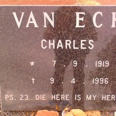 ECK Charles, van 1919-1996