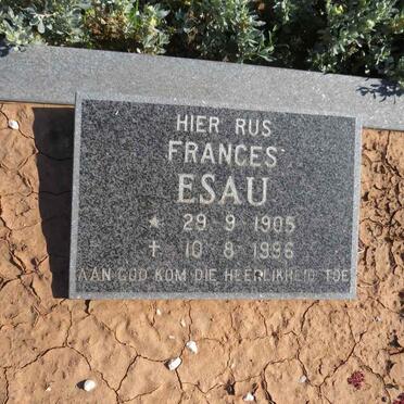 ESAU Frances 1905-1996