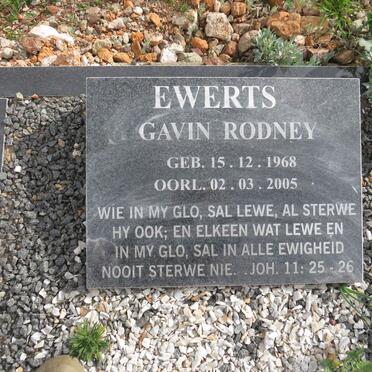 EWERTS Gavin Rodney 1968-2005