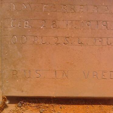 FERREIRA D.M. 1919-1945