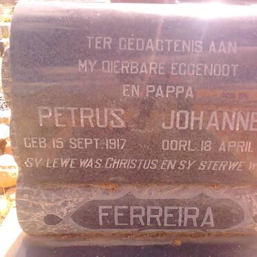 FERREIRA Petrus Johannes 1917-1964