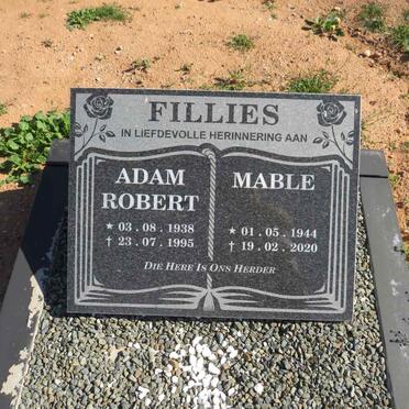 FILLIES Adam Robert 1938-1995 & Mable 1944-2020