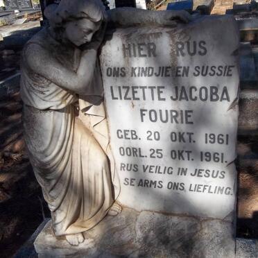 FOURIE Lizette Jacoba 1961-1961