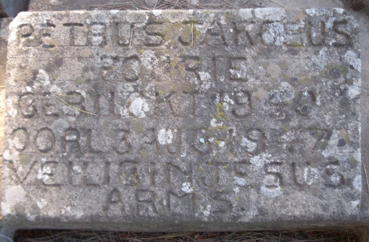 FOURIE Petrus Jacobus 1940-1947