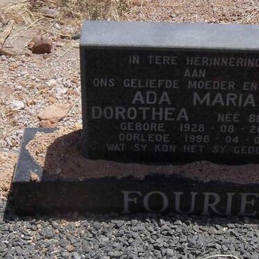 FOURIE Ada Maria Dorothea nee BENEKE 1928-1998