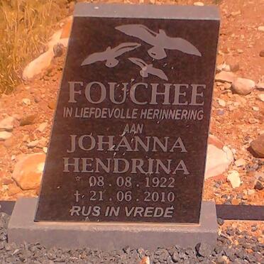 FOUCHEE Johanna Hendrina 1922-2010