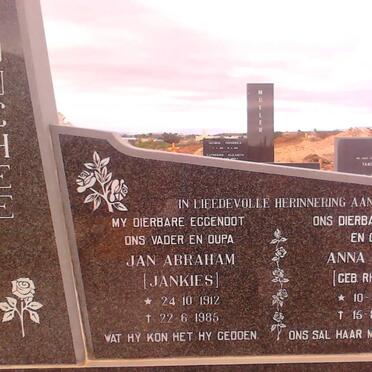 FOUCHEE Jan Abraham 1912-1985 &amp; Anna Maria E. RHEEDER 1917-2001