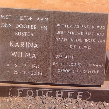 FOUCHEE Karina Wilma 1970-2000