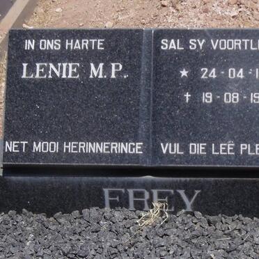 FREY Lenie M.P. 1938-1998
