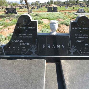 FRANS Michael George 1914-1994 & Emily Mary 1912-1997
