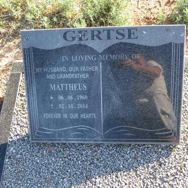 GERTSE Mattheus 1960-2014