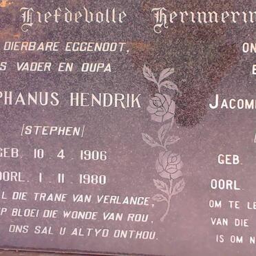 GERBER Stephanus Hendrik 1906-1980 &amp; Jacomina Christina 1909-1997
