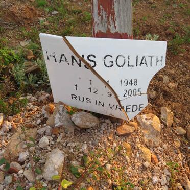 GOLIATH Hans 1948-2005