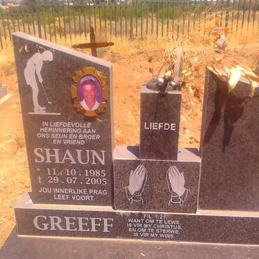 GREEFF Shaun 1985-2005