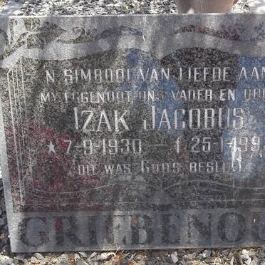 GRIEBENOUW Izak Jacobus 1930-1992