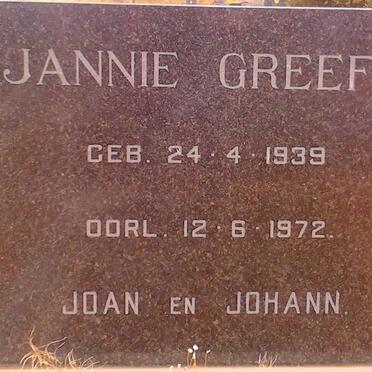 GREEFF Jannie 1939-1972