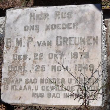 GREUNEN B.M.P., van 1879-1949