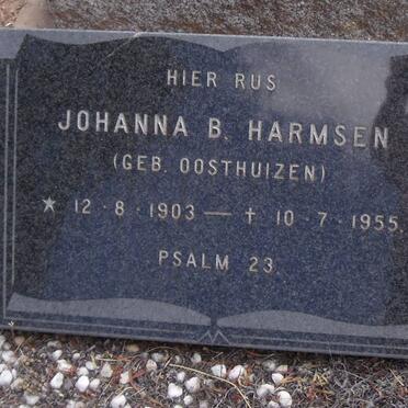 HARMSEN Johanna B. nee OOSTHUIZEN 1903-1955