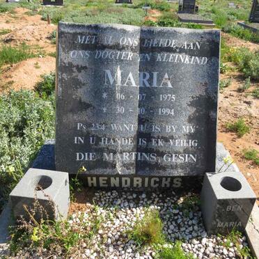 HENDRICKS Maria 1975-1994