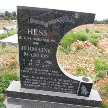 HESS Jermaine Marlon 1988-2012