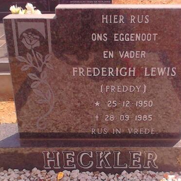 HECKLER Frederich Lewis 1950-1985