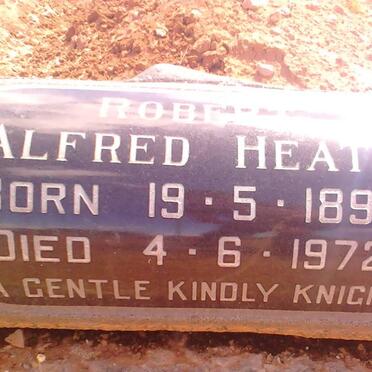 HEATH Robert Alfred 1894-1972