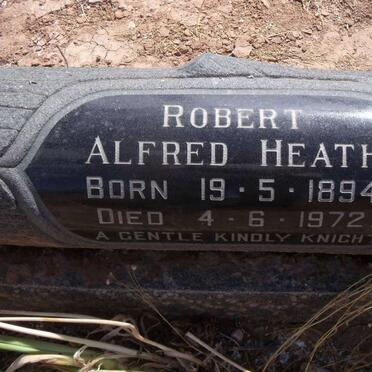 HEATH Robert Alfred 1894-1972 :: HEATH Susara Johanna nee SCHOEMAN 1906-1984