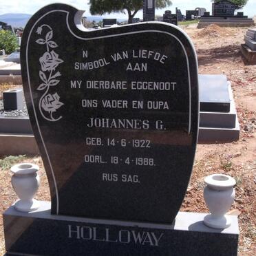 HOLLOWAY Johannes G. 1922-1988