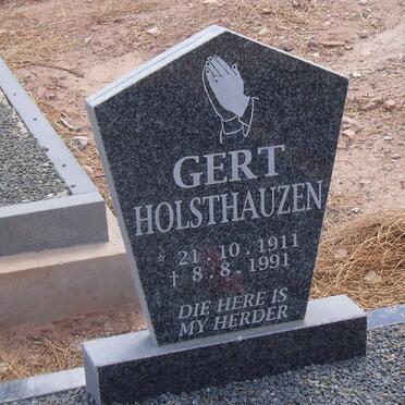HOLTSHAUZEN Gert 1911-1991