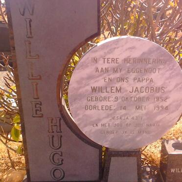 HUGO Willem Jacobus 1952-1994