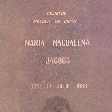 JACOBS Maria Magdalena -1999