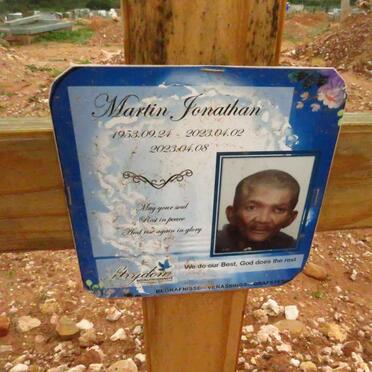 JONATHAN Martin 1953-2023