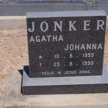 JONKER Agatha Johanna 1955-1999