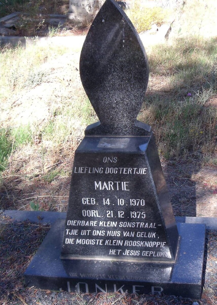 JONKER Martie 1970-1975