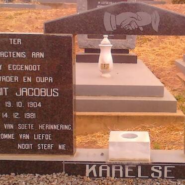 KARELSE Gerrit Jacobus 1904-1981 &amp; Cornelia Elizabeth BOSHOFF 1908-1992
