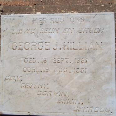 KILLIAN George J. 1927-1957