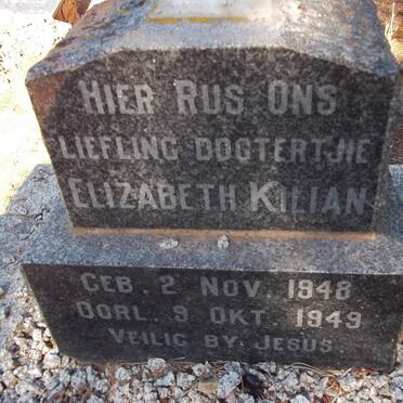 KILIAN Elizabeth 1948-1949