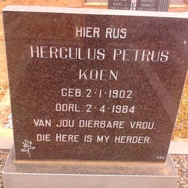 KOEN Herculus Petrus 1902-1984