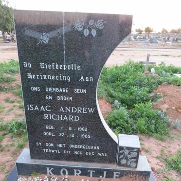 KORTJE Isaac Andrew Richard 1962-1985
