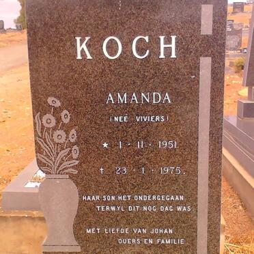 KOCH Amanda nee VIVIERS 1951-1975