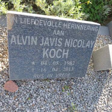 KOCH Alvin Javis Nicolay 1982-2013
